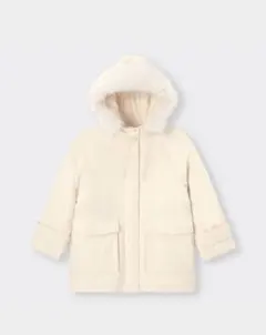 値下げ！GU フード付きダウンジャケット アイボリー