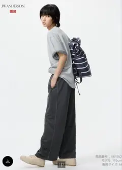 【新品】ユニクロ JWA トラックパンツ ブラック