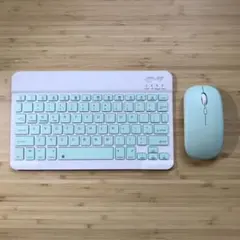 新品未使用　Bluetooth キーボード＋マウス　ミントグリーン　ワイヤレス