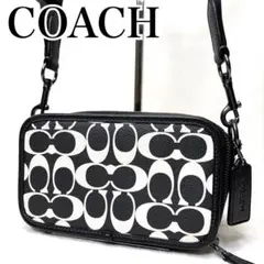 【美品】COACH ワイアット クロスボディ CP183 シグネチャー