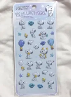 新品　スヌーピー　立体シール　ぷくぷくシール