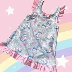 値下げ❤️エコネコ ♥ ゆめかわ ユニコーン ワンピース 水着 スイムウェア