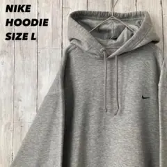 ヴィンテージ古着NIKEナイキ ワンポイントスウォッシュ刺繍ロゴスエットパーカー