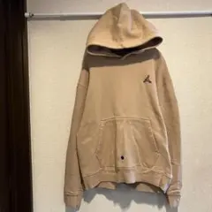 T4768*ジョーダン*パーカー*プルオーバー*フーディー*メンズL*ベージュ
