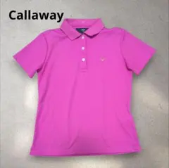 Callaway レディース ゴルフシャツ ピンク Lサイズ