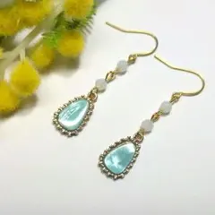 ≪340 ターコイズ≫レジンピアス 400円 - メルカリ