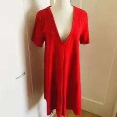 ZARA Trafaluc ワンピース　レッド