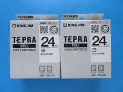 新品　純正 テプラ PRO　テープ カートリッジ　KING JIM　２個