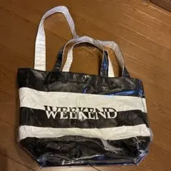 THEWEEKENDHOTELトートバッグ ブラック×ホワイトのサムネイル