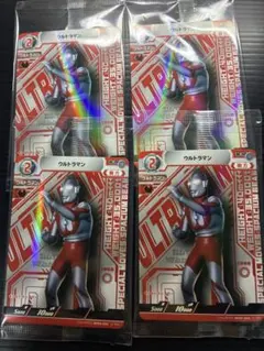ウルトラマンカード ウルトラマン プロモ 四枚セット 미개봉