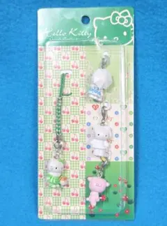 超激レア☆ハローキティ♡グッズコレクション（G）☆根付4Pアソート☆2005