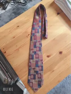 dunhill 象と木柄 ネクタイ