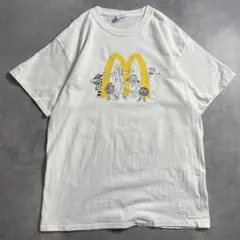 00s マクドナルド キャラクター大集合 vintage T-shirt