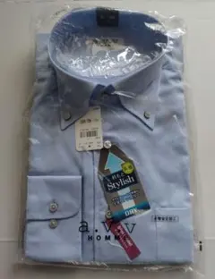 【新品未使用】メンズシャツ[サイズ=L(41〜80)]形態安定加工