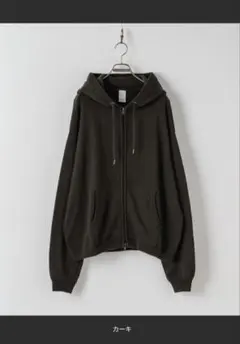 Casper John Knit parka/ニット パーカー カーキ