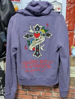 Ed Hardy パーカー Sサイズ パープルのサムネイル