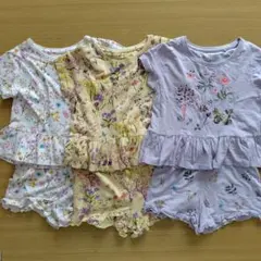 NEXT パジャマ 3点セット 110cm 花柄のサムネイル