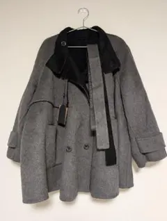 試着のみ《また冷凍食品を食べるの？》2wayコートSサイズ【TNEWTIES】