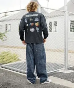 ムラスポ限定 両面プリント サンタクルーズ ロンT ブラック XL