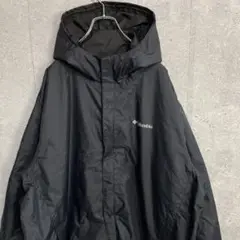 コロンビア　ナイロン　マウンテンジャケット　ブラック　2XL