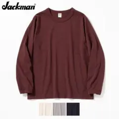 Jackman Lead off LS T-Shirt XLサイズ バーガンディのサムネイル
