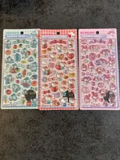 正規品　ボンボンドロップシール　サンリオ　第二段　キティ　マイメロ　ハンギョドン
