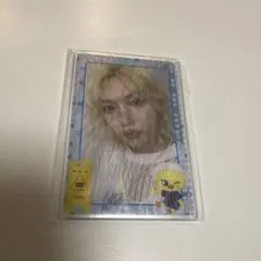 K-POP タレントカード 青いチェック柄