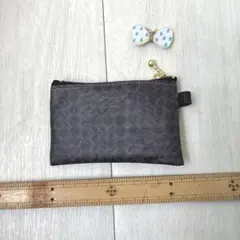 ミニミニポーチ　リバティスリーピングローズ　ラミネート使用