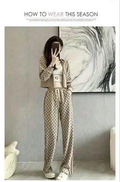 韓国 セットアップ ジャージ ルームウェア