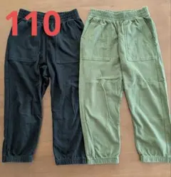 ユニクロ　ジョガーパンツ　春夏用2枚セット　110