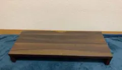 Kiet 木製モニター台 ダークブラウン