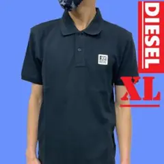 新品　ディーゼル　ポロシャツ　XL　A19002　ネイビー　ビジネスにカジュアル
