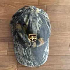 古着 UPS 迷彩柄 カモ ベースボールキャップ 企業