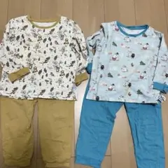 ユニクロ　パジャマ　100 2点セット
