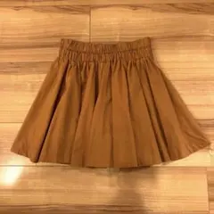 美品　RETRO GIRL レトロガール　サーキュラースカート　茶色