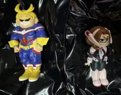 僕のヒーローアカデミア　ジロリフィギュア　麗日お茶子　オールマイト