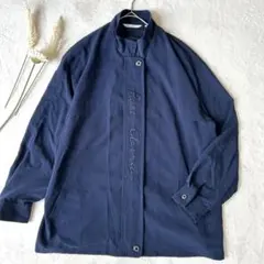 ♡VEVELKA べべルカ　ジャンパー♡M アウター　薄手　ジップアップネイビー