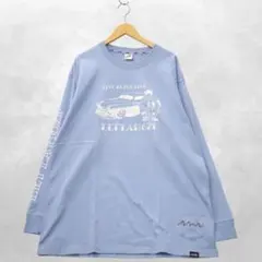 未使用品 レフラー LEFLAH プリント 長袖 クルーネック コットンTシャツのサムネイル