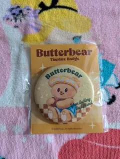 【新品】Butterbear 缶バッジ Butterbear バターベア バッジ 缶バッジ 2点 - メルカリ