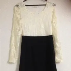 レース切替ワンピース（新品・未使用）