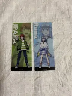 カラフルピーチじゃぱぱとるなクリアしおりセット