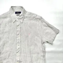 ポロラルフローレン　リネンシャツ　カスタムフィット