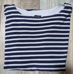 美品、ブージュルード（COTTON、FROM、USA）着やすくて、可愛いボーダーのサムネイル