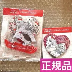 伊藤潤二　 サンリオキャラクターズ　 ギャル富江　アクリルスタンド　缶バッジ