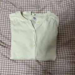 UNIQLO UVカットクルーネックカーディガンXL/YELLOW