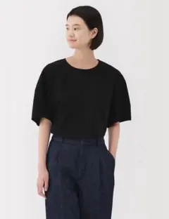 今期　無印良品　婦人　涼感　半袖ブラウス