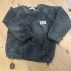グレー フリース トレーナー 胸ポケット付き