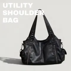 Utility Shoulder Bag ヴィンテージ加工 バッグ kmb5-9 - メルカリ