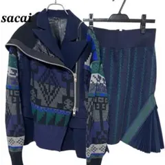 sacai 19リゾート ワンピース オールインワン サカイ - メルカリ