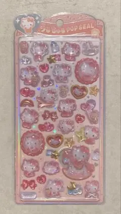 【正規品】サンリオ　ハローキティ　うるちゅるポップシール